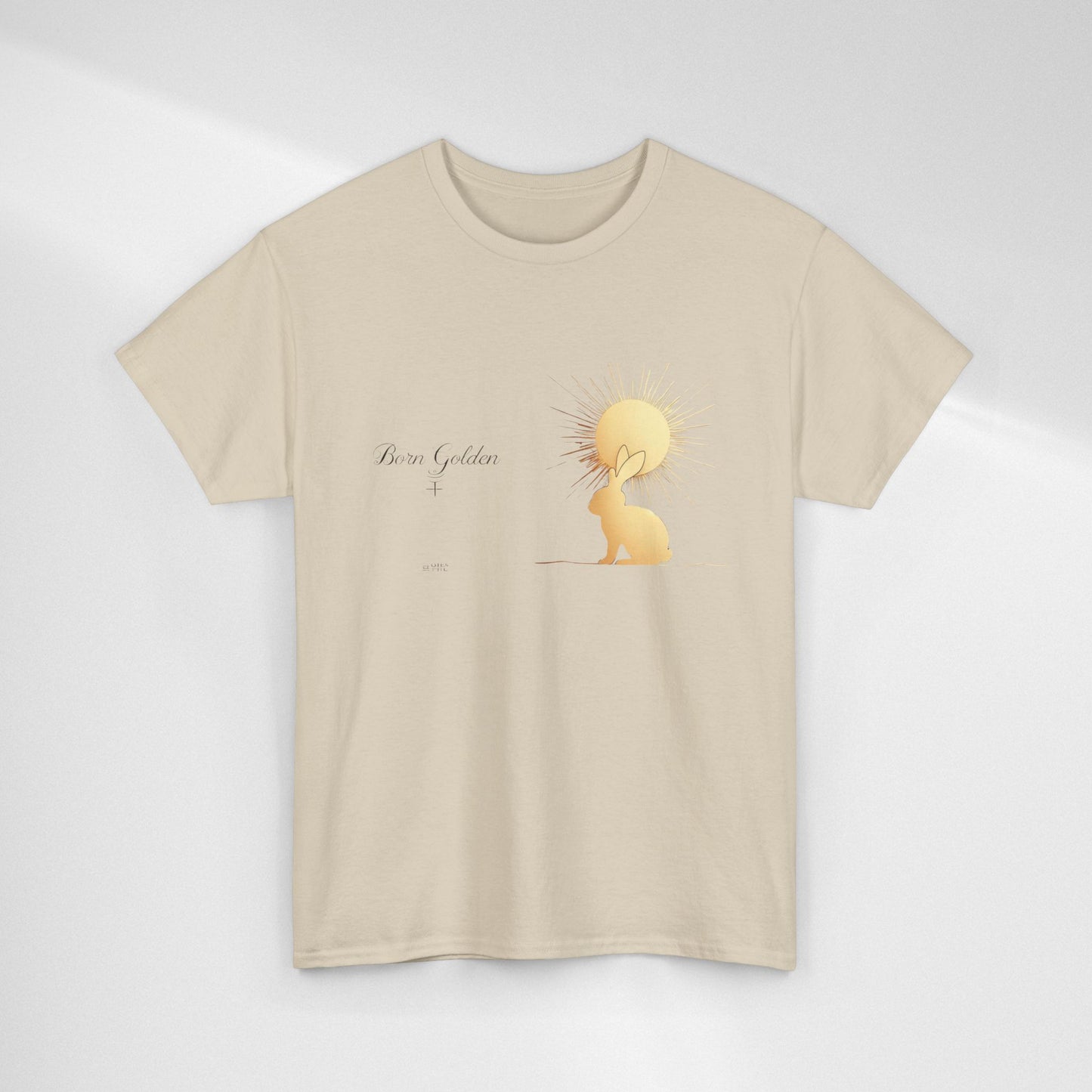 JK Golden Child T-Shirt — 'Born Golden' Cute Kids Illustration Tee