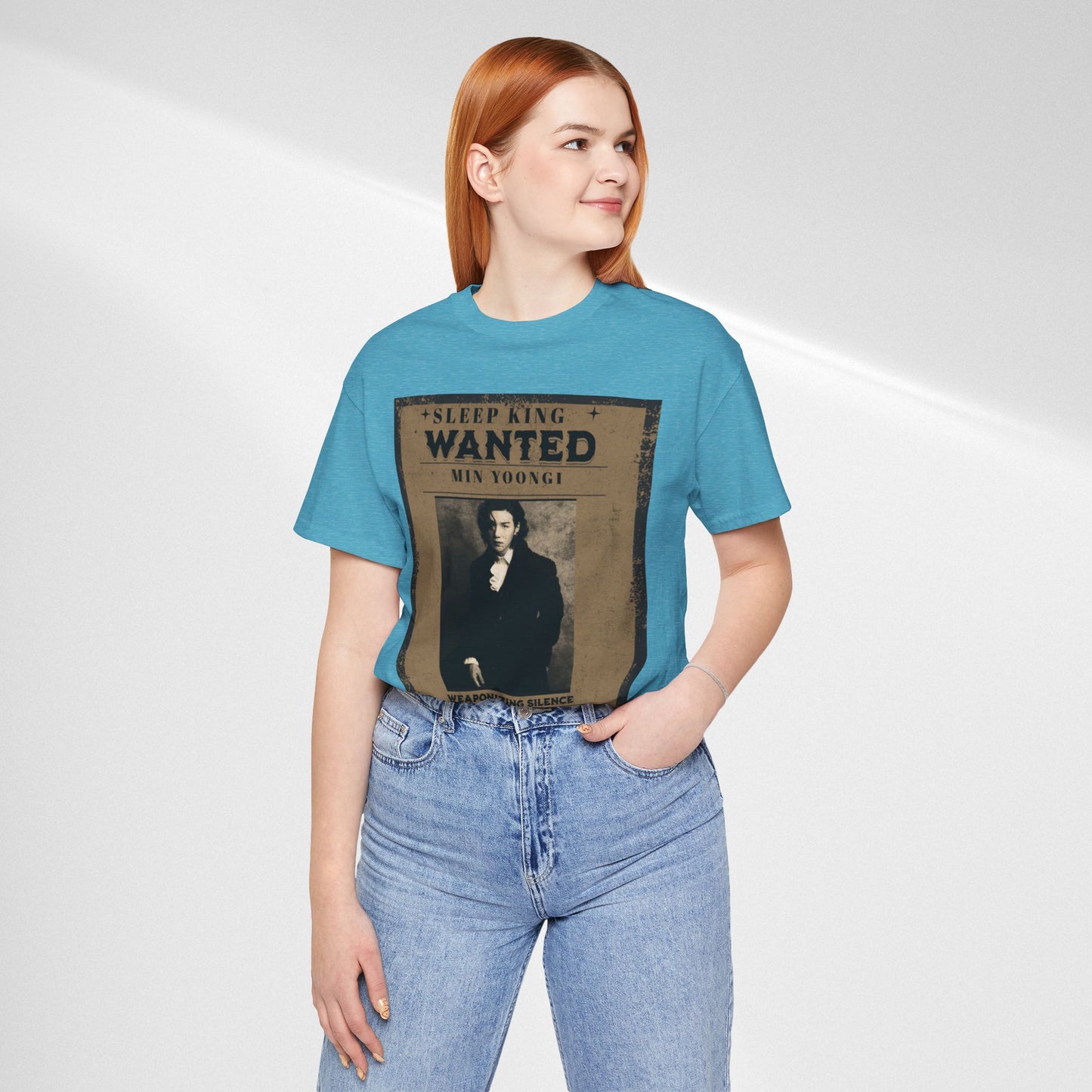 Sleep King Wanted Tee — Vintage 'Min Yoongi' Poster Shirt