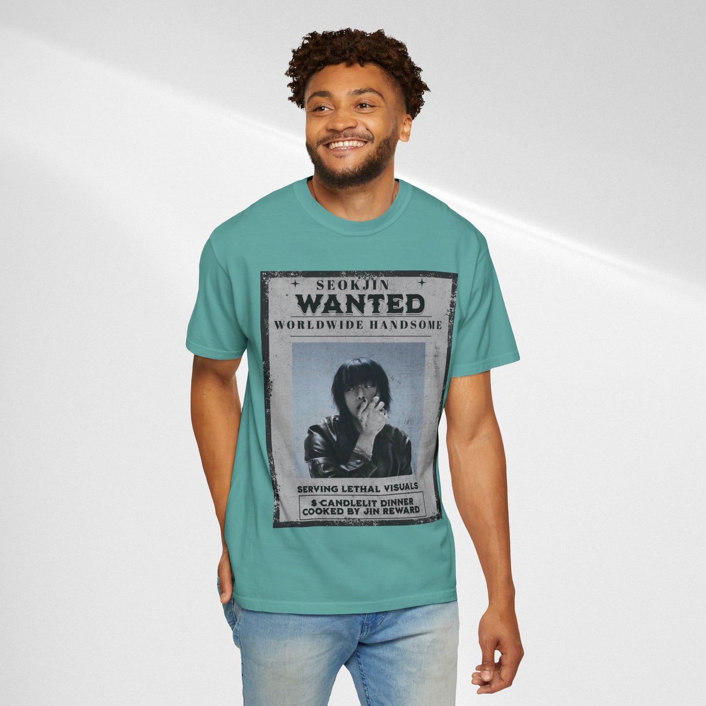 Seokjin "Wanted: Worldwide Handsome" Graphic T-Shirt
