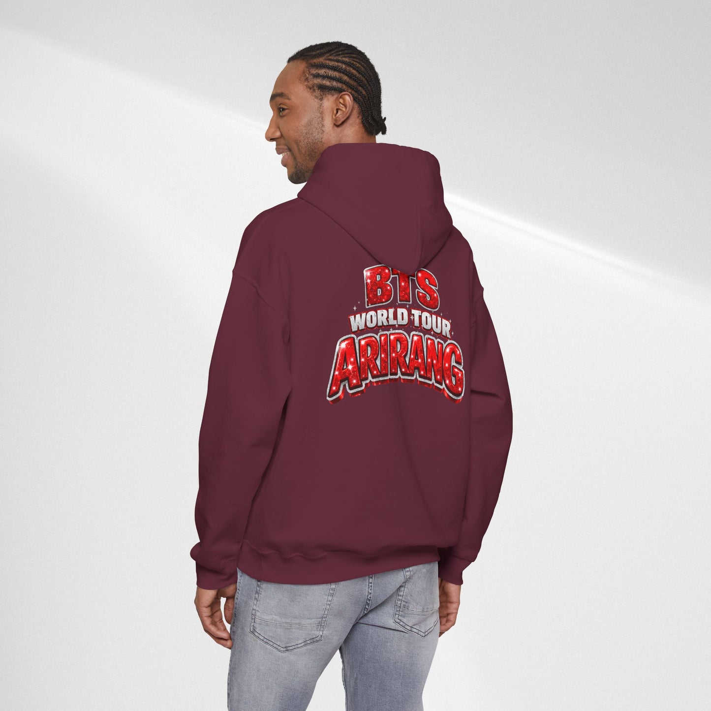 BTS World Tour "Arrang" Hoodie - Graphic K-Pop Concert Pullover