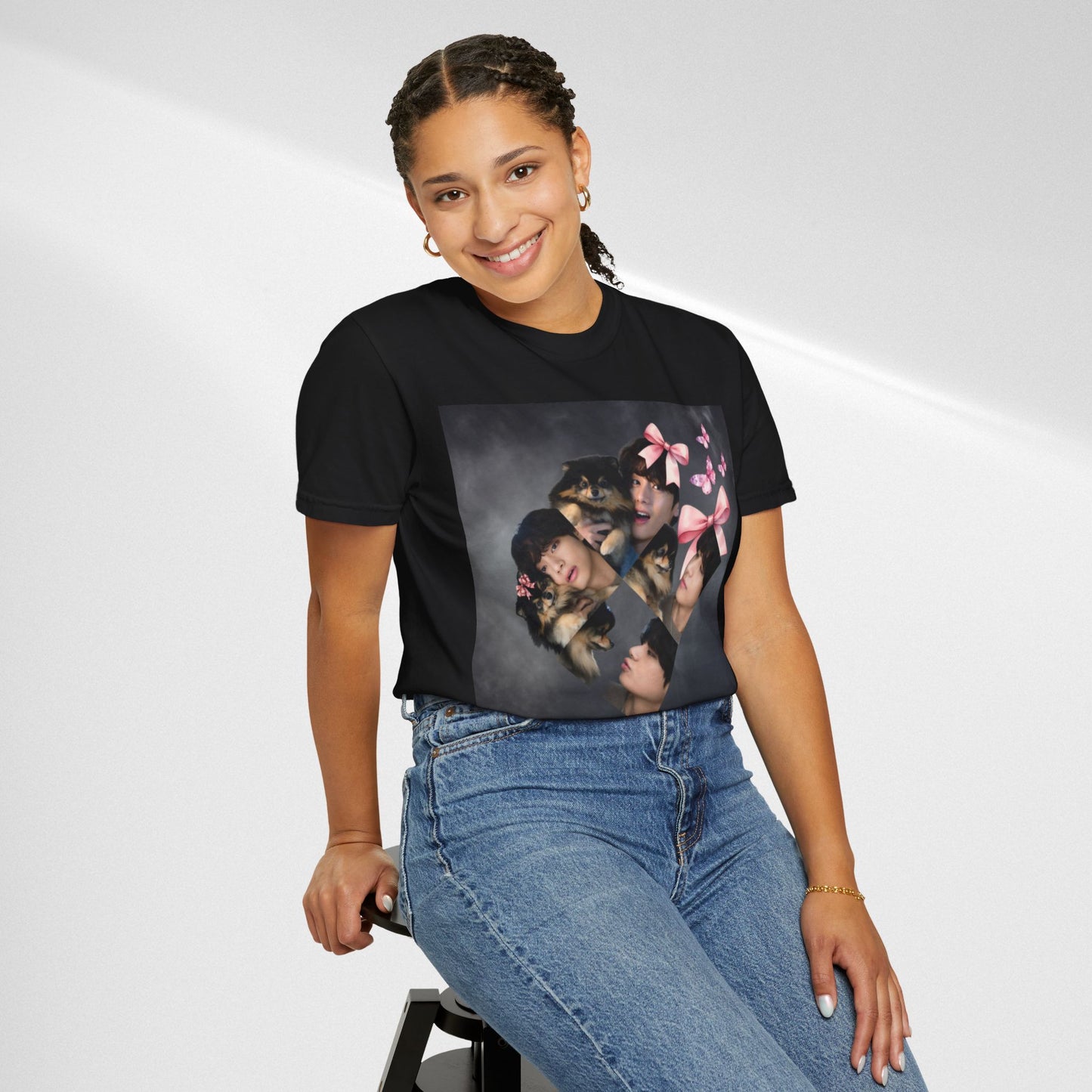 V Too Sweet to Handle T-Shirt — Cute Vintage Photo Collage Tee
