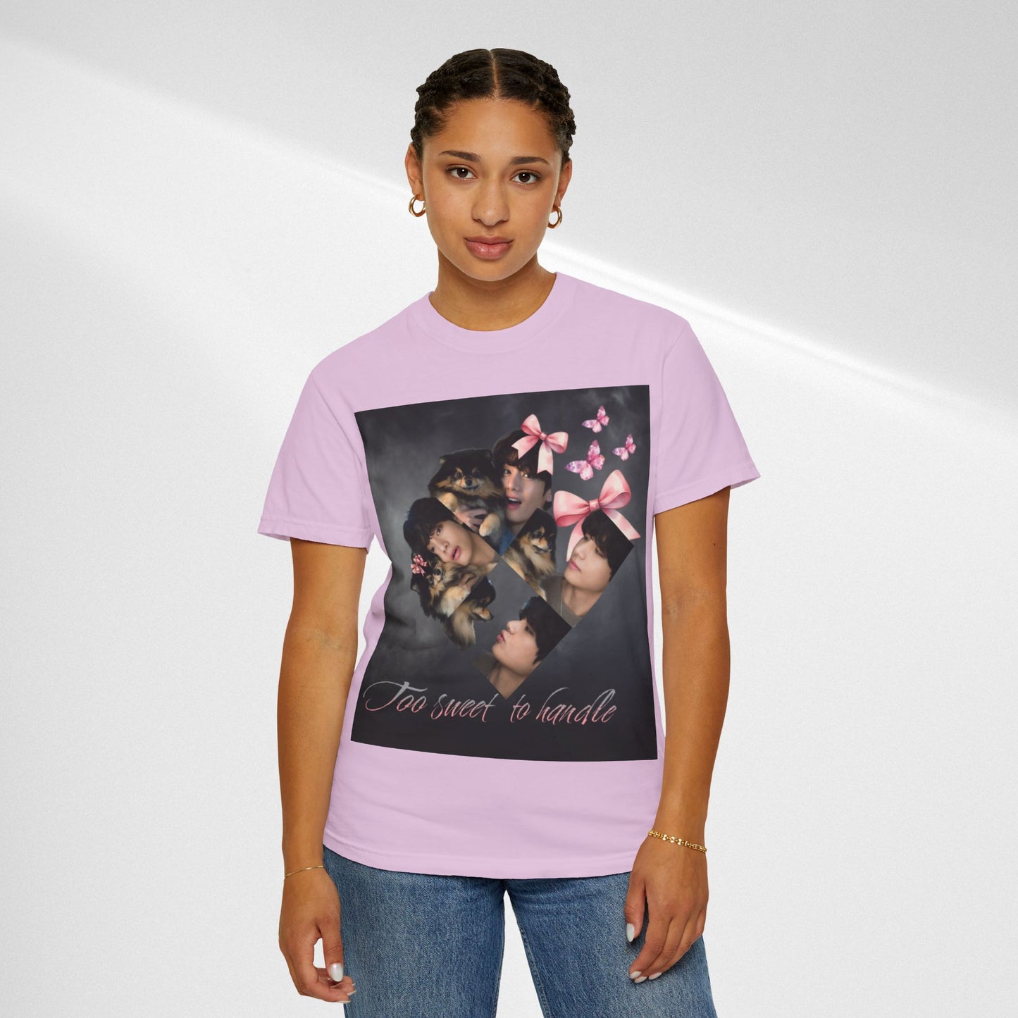 V Too Sweet to Handle T-Shirt — Cute Vintage Photo Collage Tee