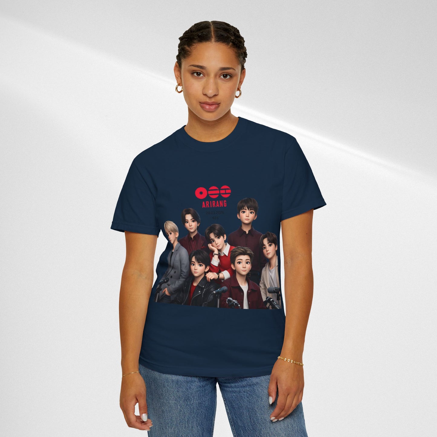 BTS Band Photo T-Shirt — Group Portrait Graphic Tee