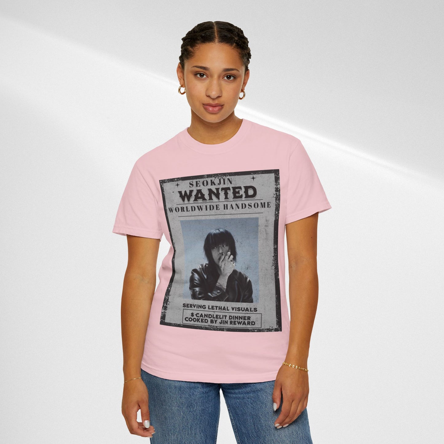 Seokjin "Wanted: Worldwide Handsome" Graphic T-Shirt