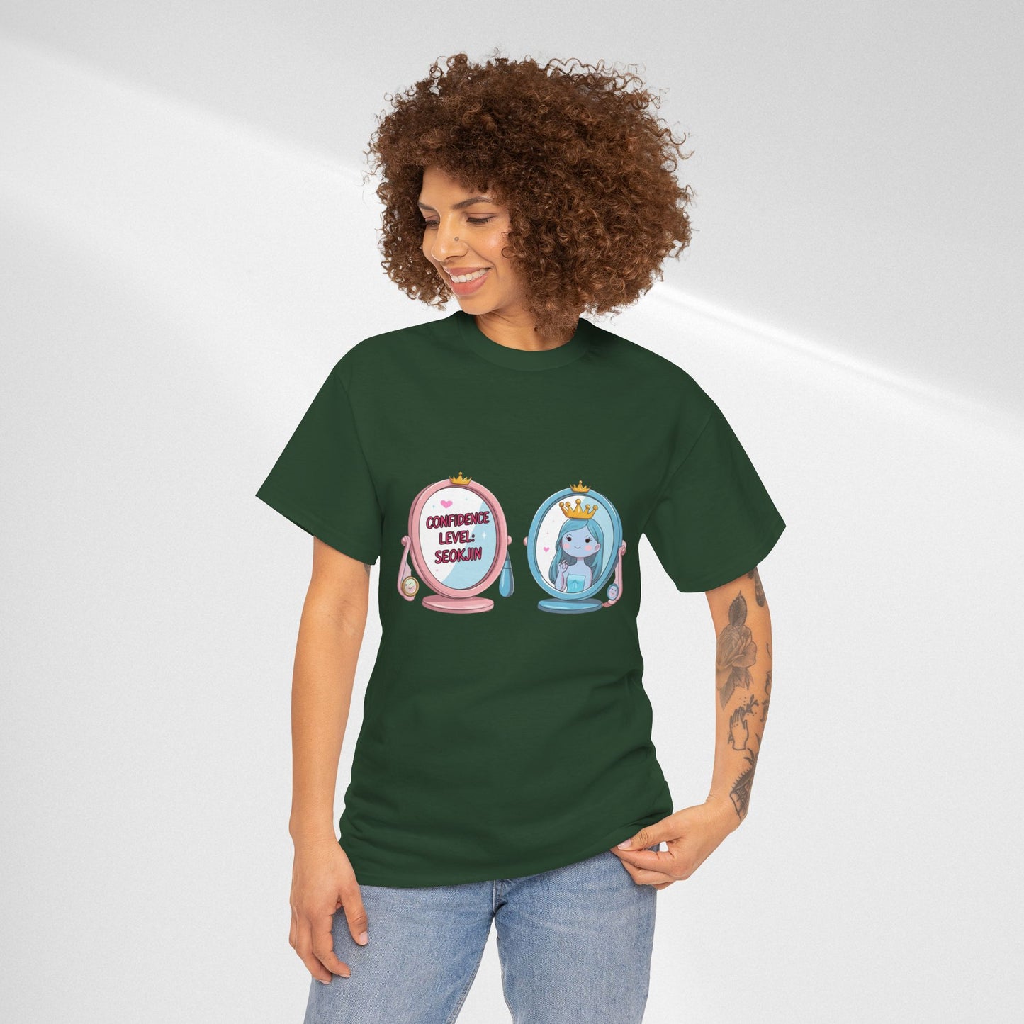 BTS Jin Confidence Level T-Shirt — Seokjin Fan Tee