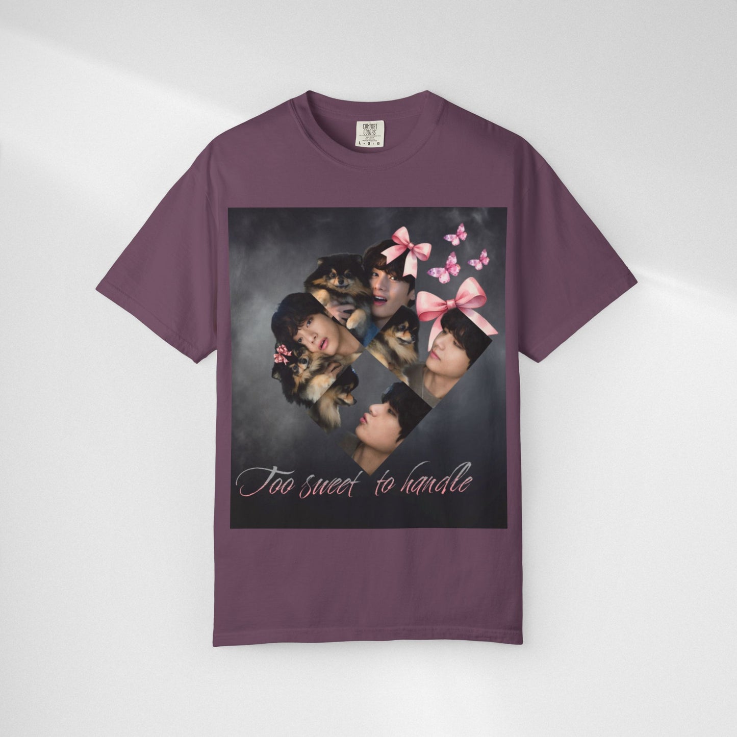 V Too Sweet to Handle T-Shirt — Cute Vintage Photo Collage Tee