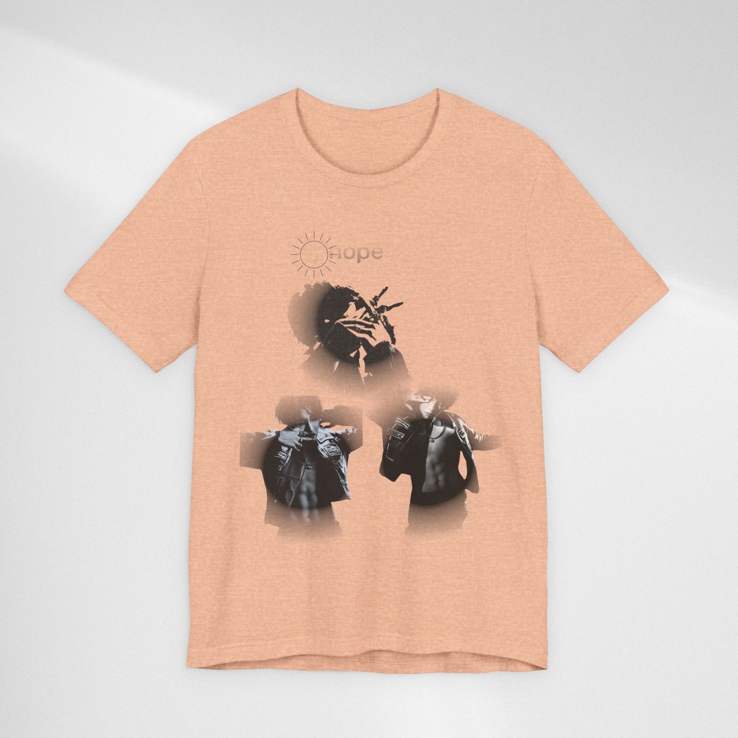 J hope Graphic Tee — Moody Monochrome Portraits