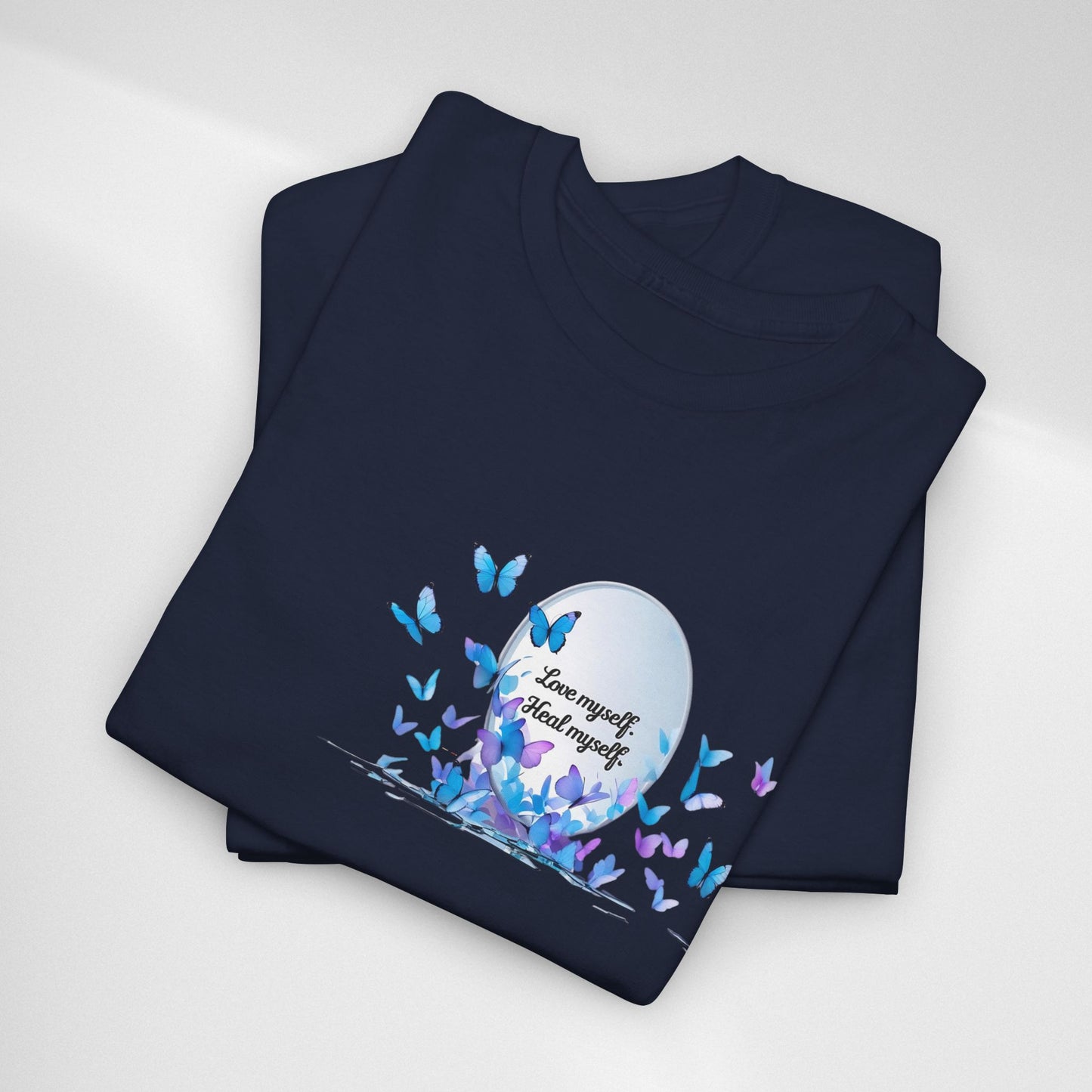 Butterfly Moon T-Shirt — "Strength Through Change" Inspirational Tee