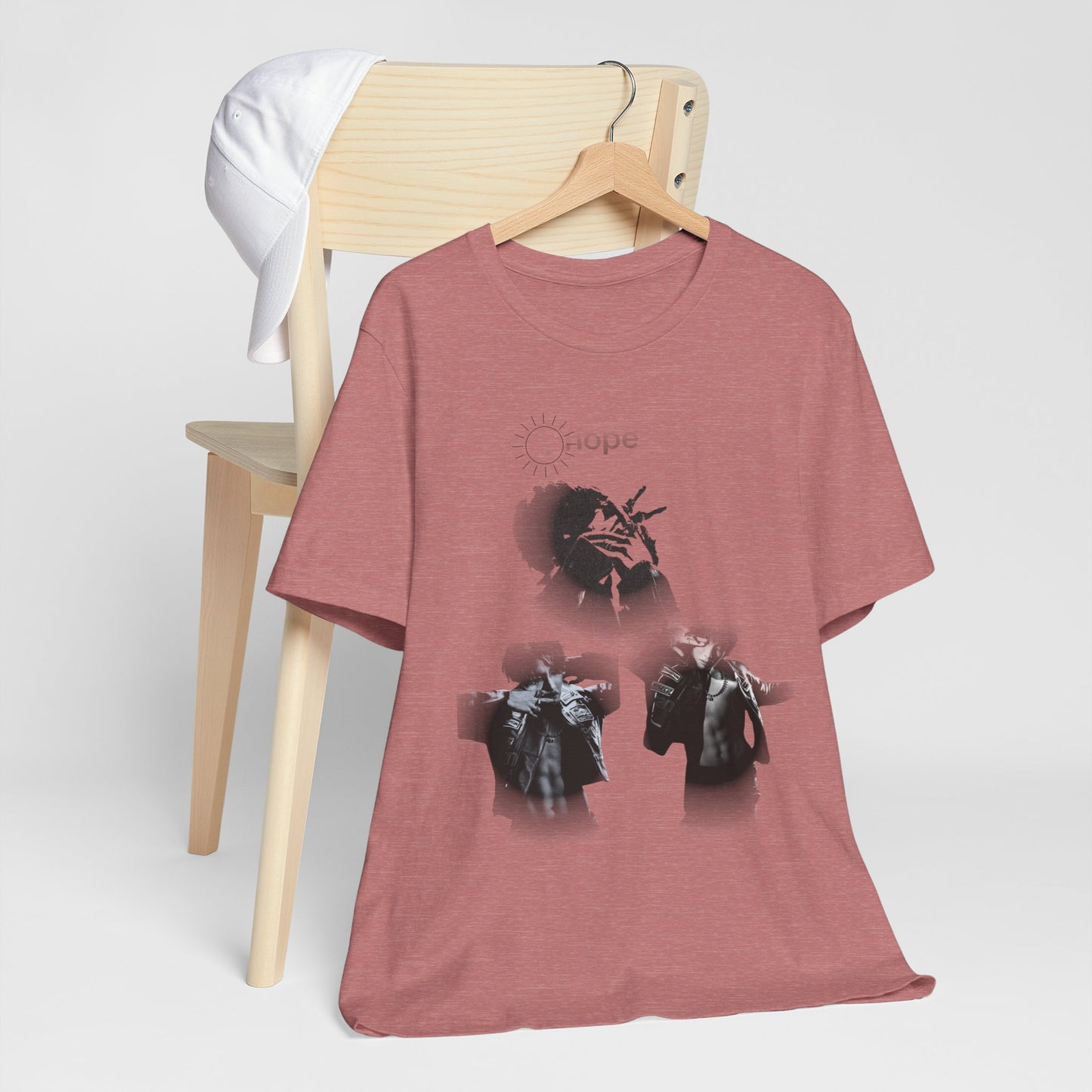 J hope Graphic Tee — Moody Monochrome Portraits