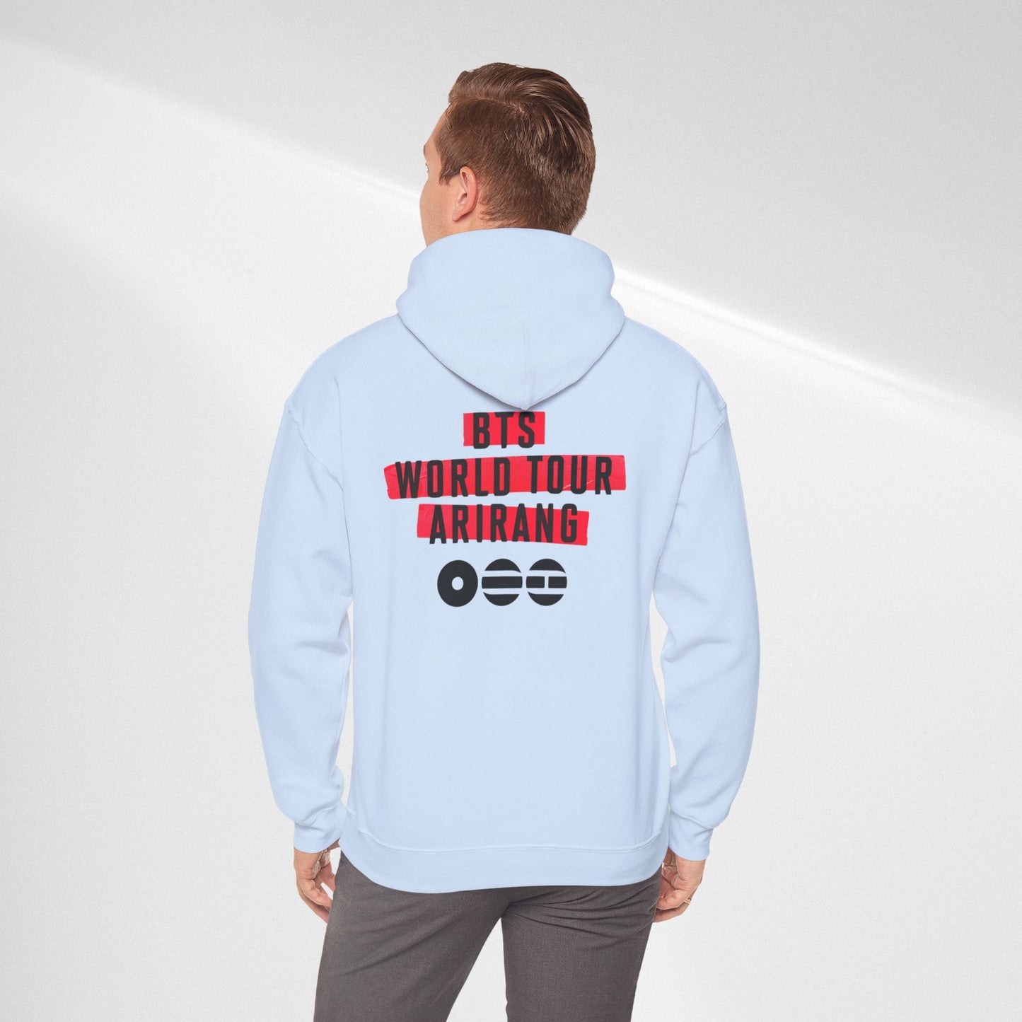 BTS World Tour "ARRIANG" Hoodie — Minimal Logo Tour Pullover