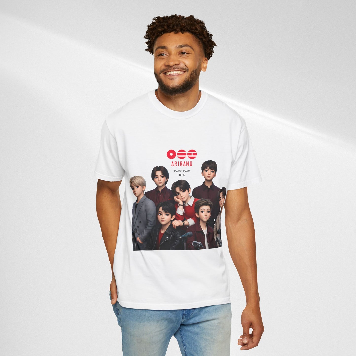 BTS Band Photo T-Shirt — Group Portrait Graphic Tee