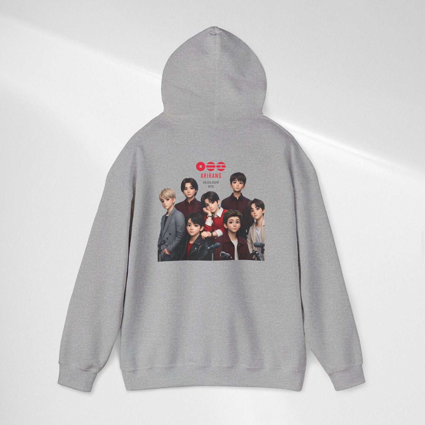 BTS Group Photo Hoodie – Korean Boy Band Pullover