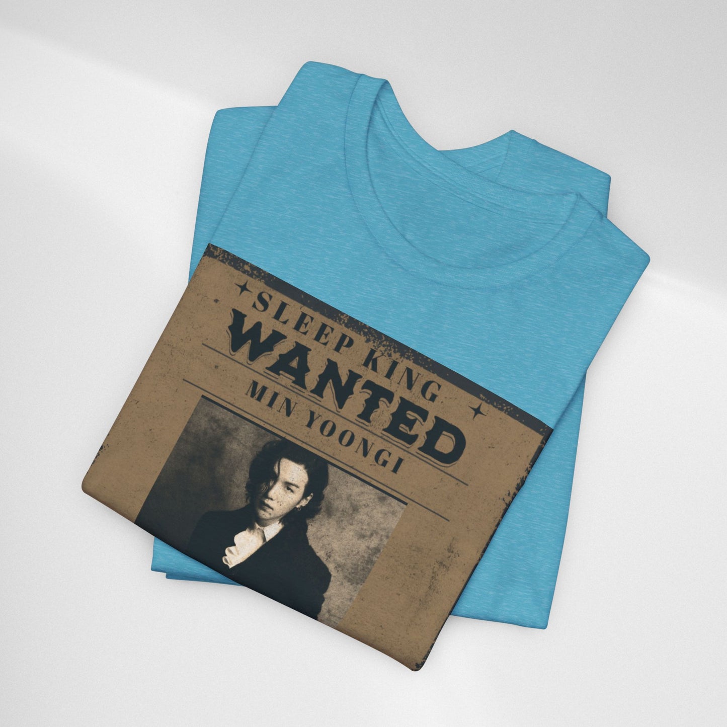 Sleep King Wanted Tee — Vintage 'Min Yoongi' Poster Shirt