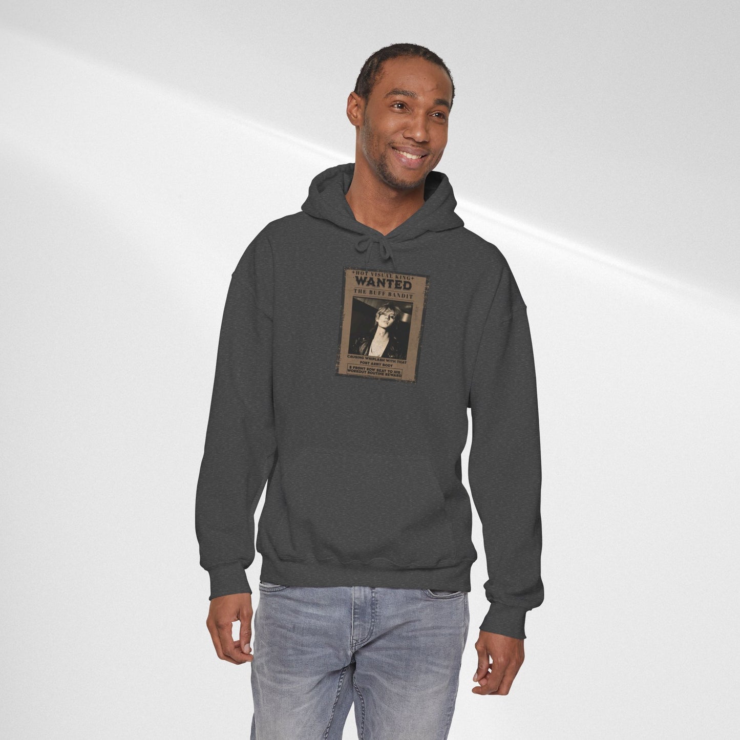 Hoodie Vintage V 'Wanted' Poster Photo Pullover