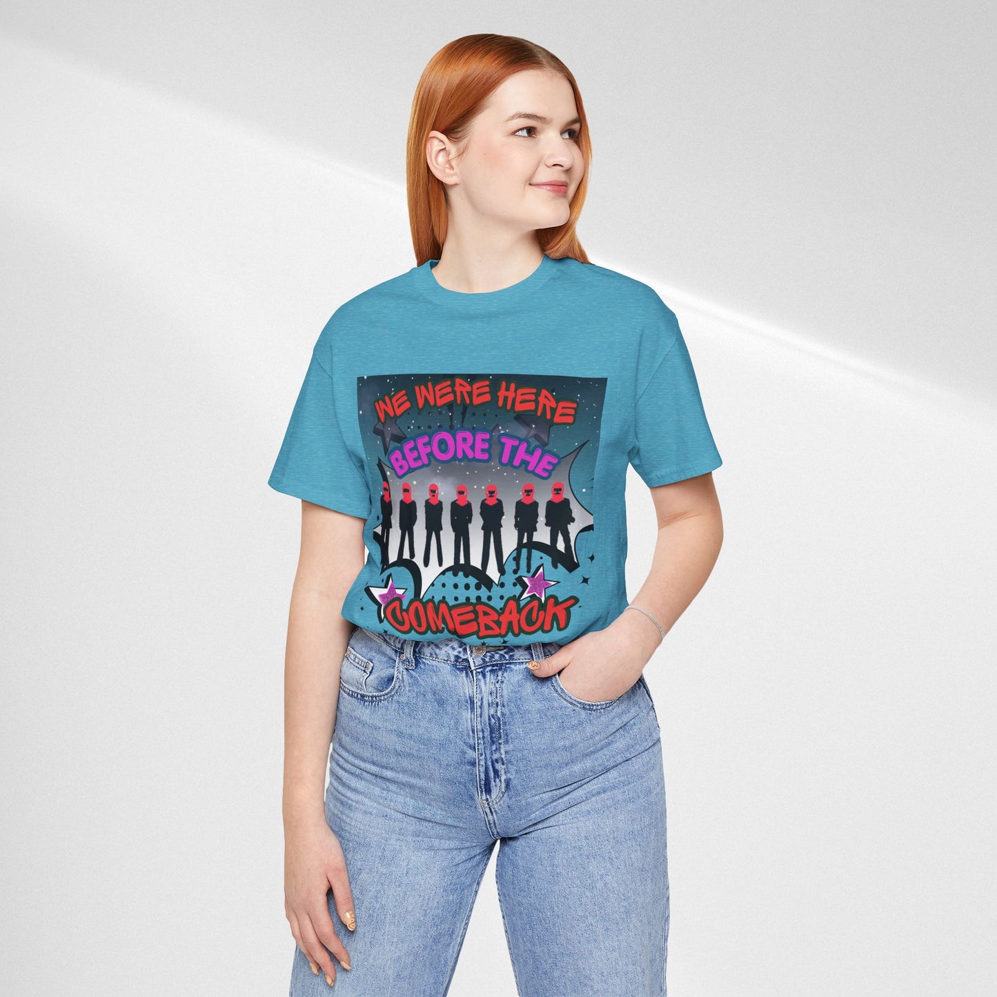 T‑Shirt — 'We Were Here Before the Comeback' Retro Pop Concert Tee