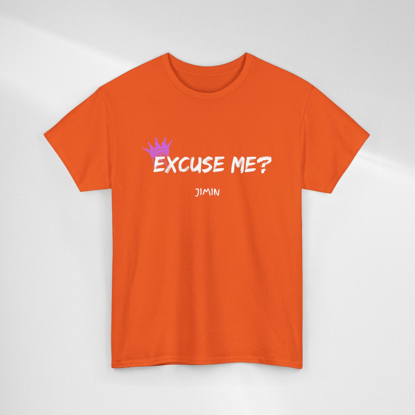 Excuse Me? Tee — Jimin Crown Graphic T‑Shirt