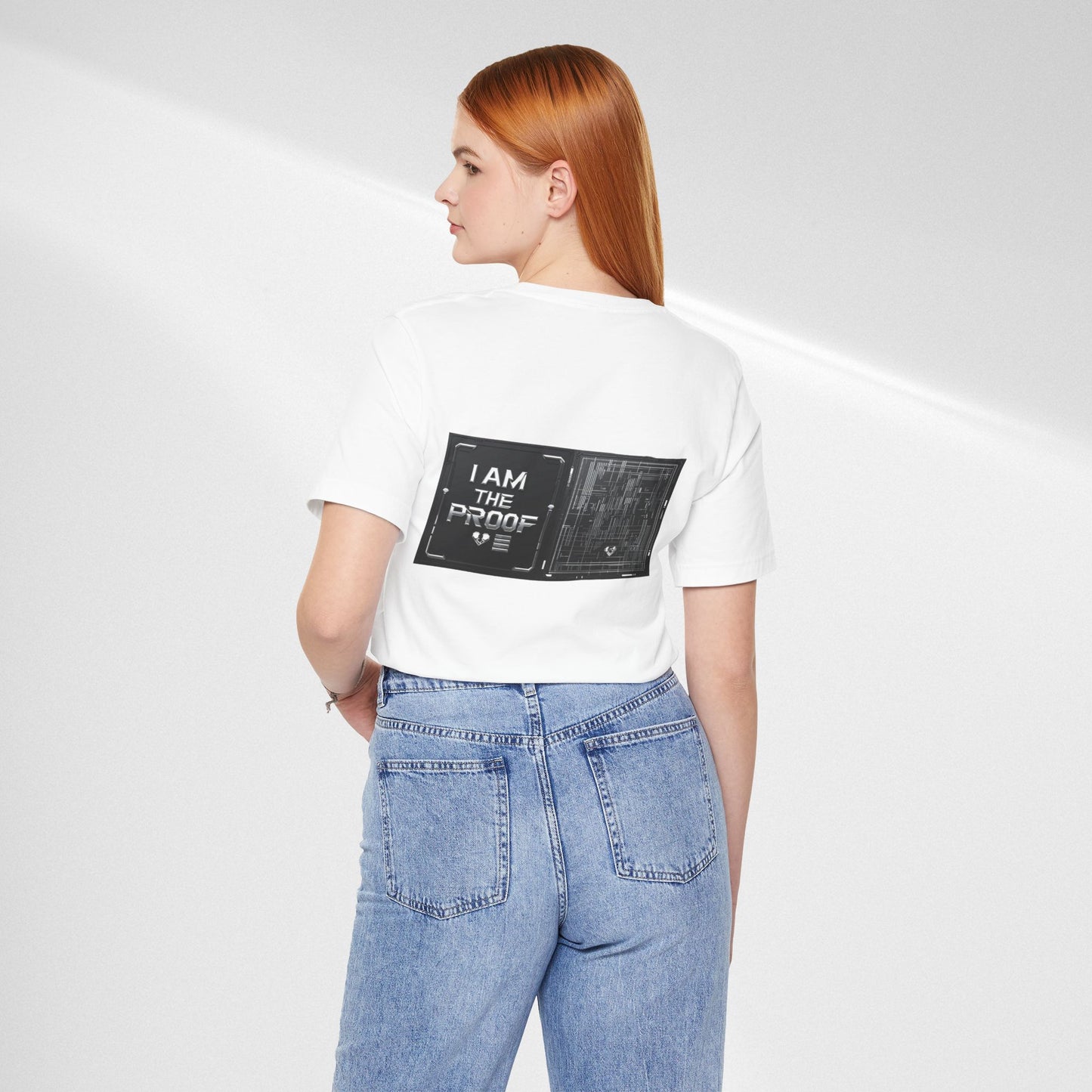 Bulletproof Vest Floral Tee — “I Am The Proof” Graphic T‑Shirt