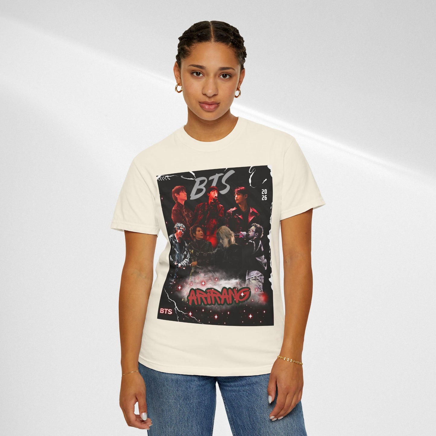 BTS ARIRANG Graphic T-Shirt — "Arirang" BTS Style Concert Tee