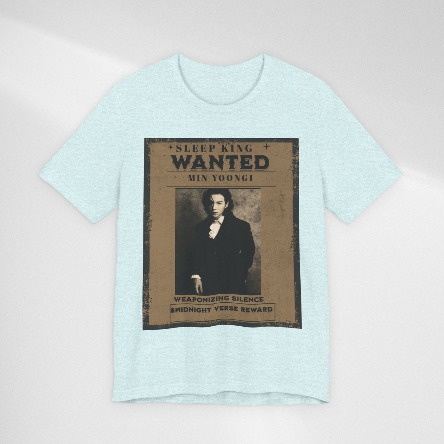 Sleep King Wanted Tee — Vintage 'Min Yoongi' Poster Shirt