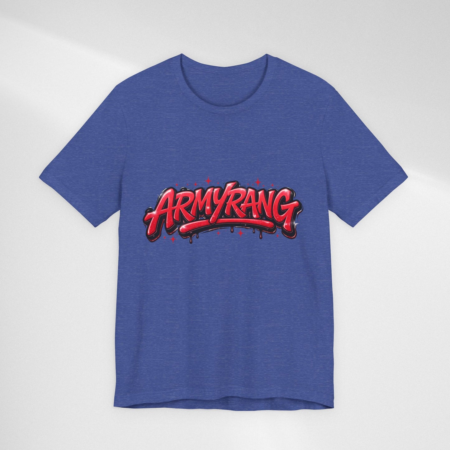 BTS T-Shirt — 'ARMYRANG' Red Graffiti Logo Tee