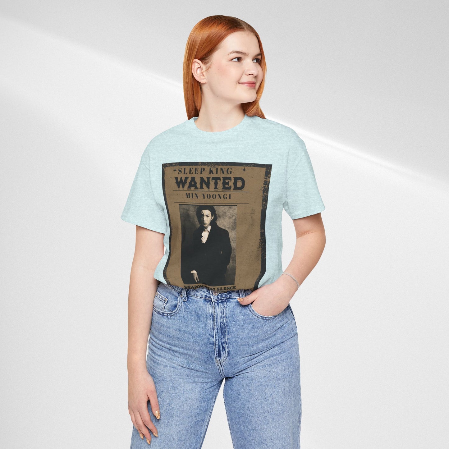 Sleep King Wanted Tee — Vintage 'Min Yoongi' Poster Shirt