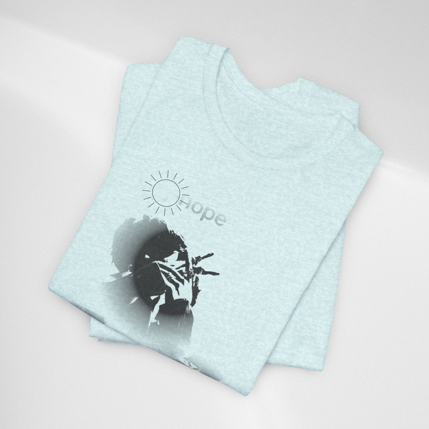 J hope Graphic Tee — Moody Monochrome Portraits
