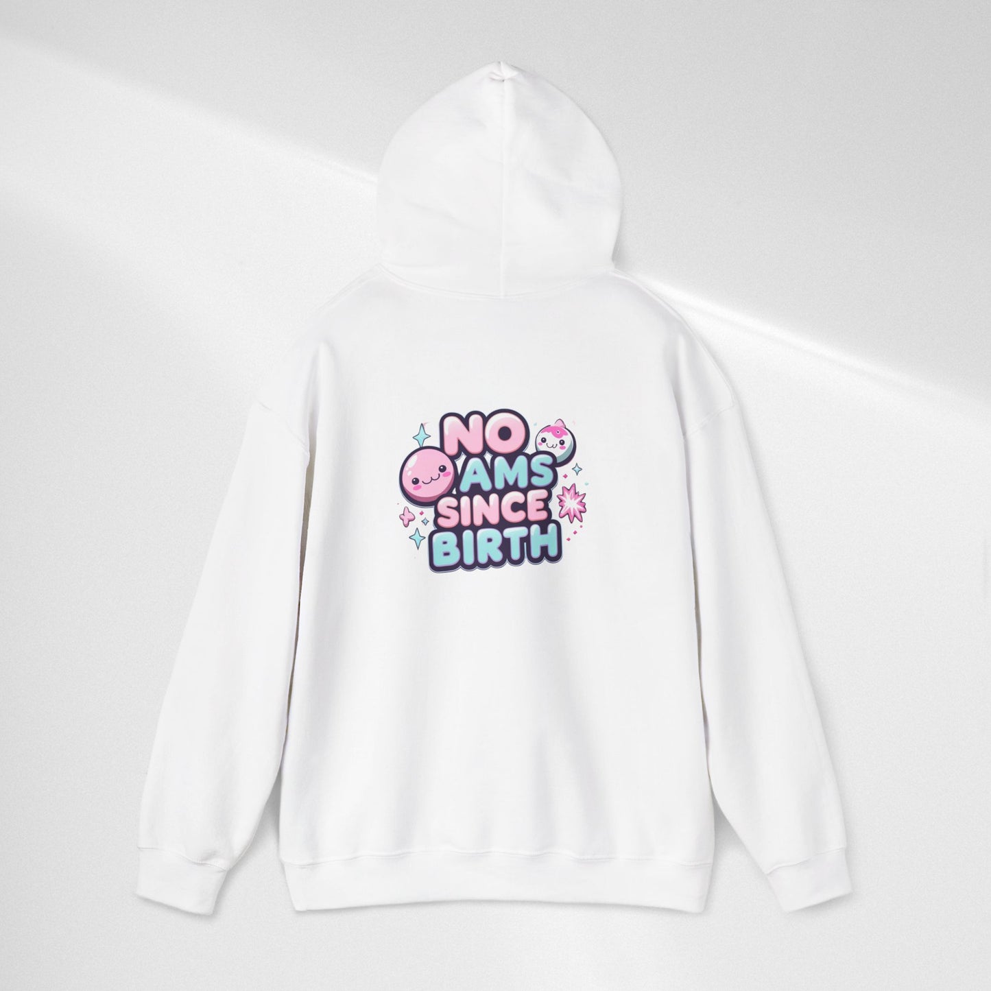 Hoodie — "No Jams Since Birth" Cute Kawaii Graphic Pullover