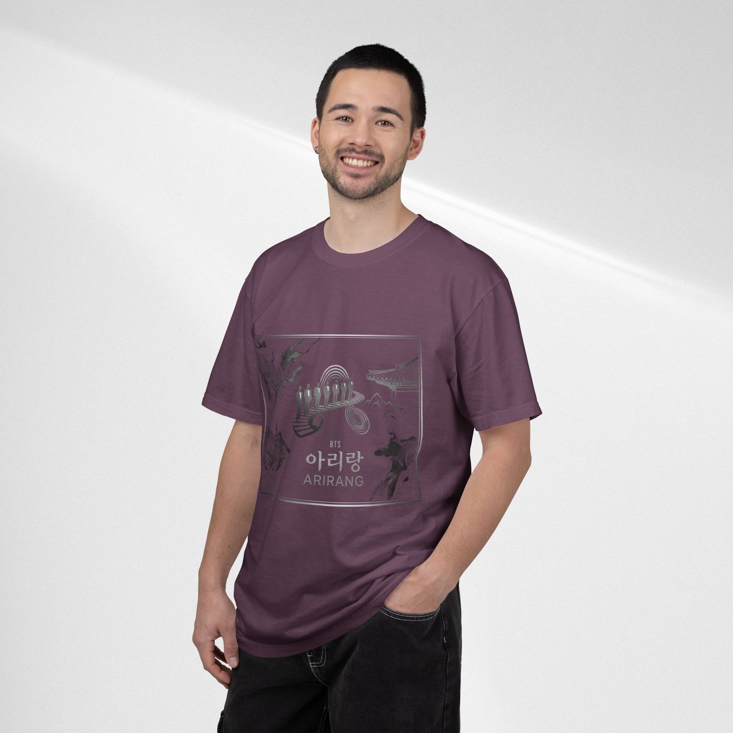 BTS Arirang Graphic T-Shirt — Korean Folklore Illustration Tee