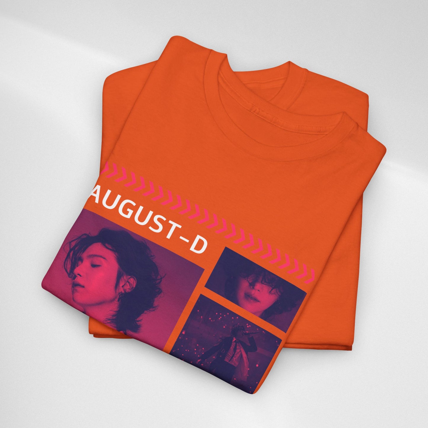 Min Yoon-Gi Photo Grid Tee — K‑Pop BTS August‑D Fan Shirt