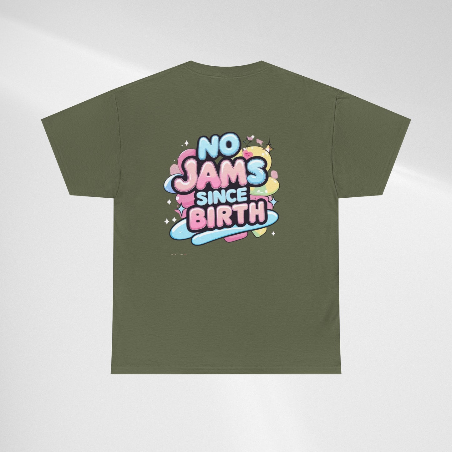 No Jams Since Birth T-Shirt — Cute Pastel Graphic Tee