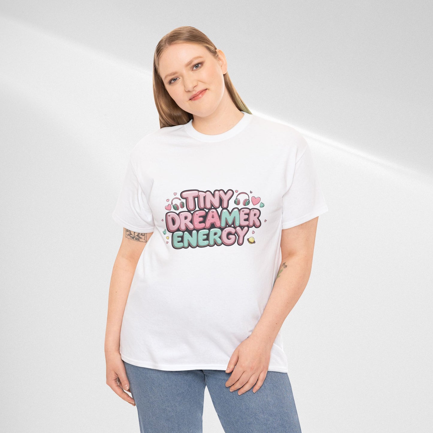 TinyTan Dreamer Energy T-Shirt — Cute Pastel Graphic Tee