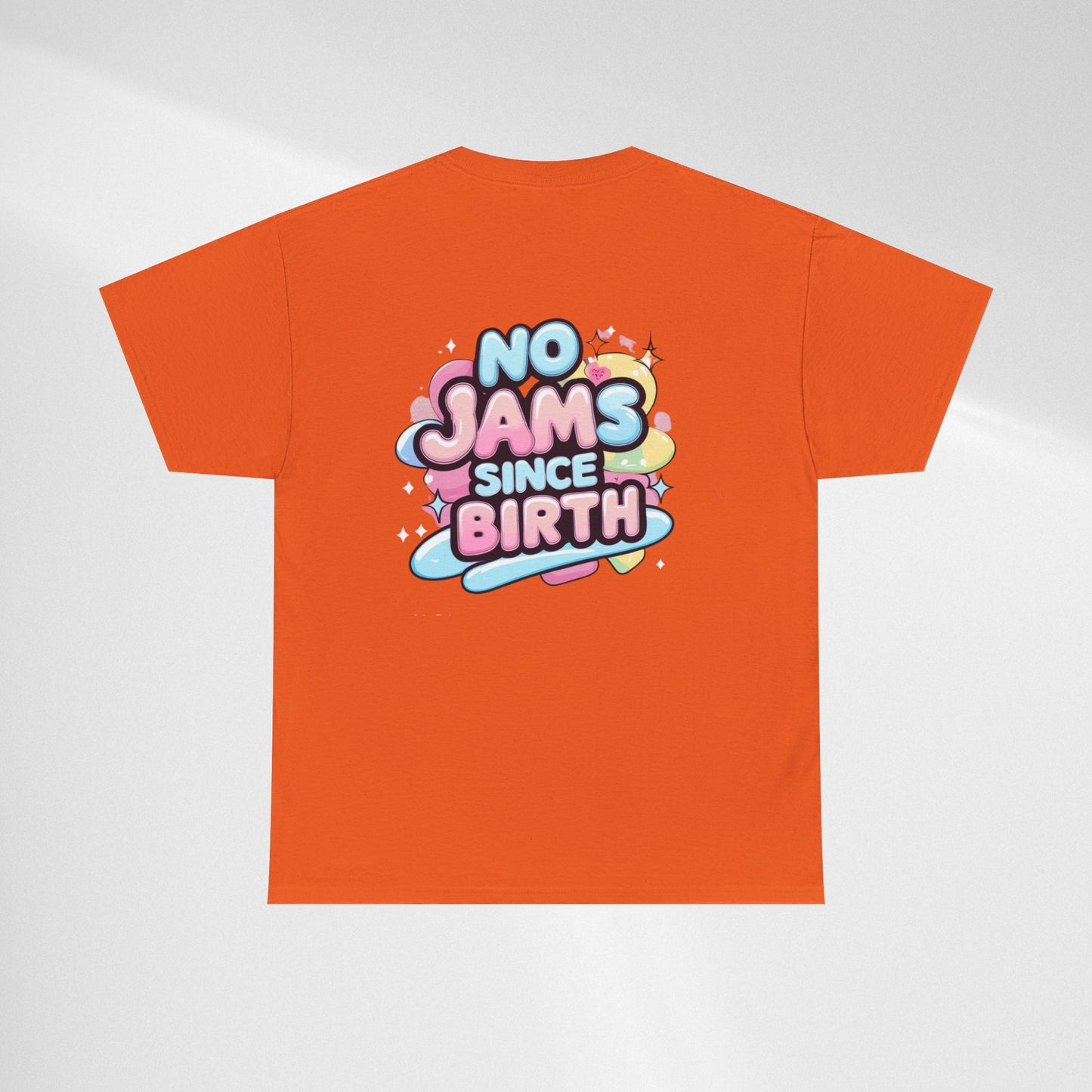 No Jams Since Birth T-Shirt — Cute Pastel Graphic Tee