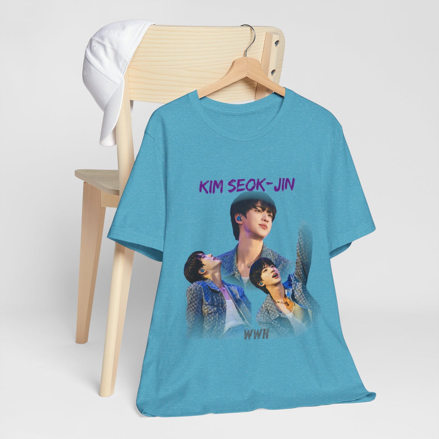 K-Pop Idol Photo Tee — 'Kim Seok-Jin' Graphic T-Shirt