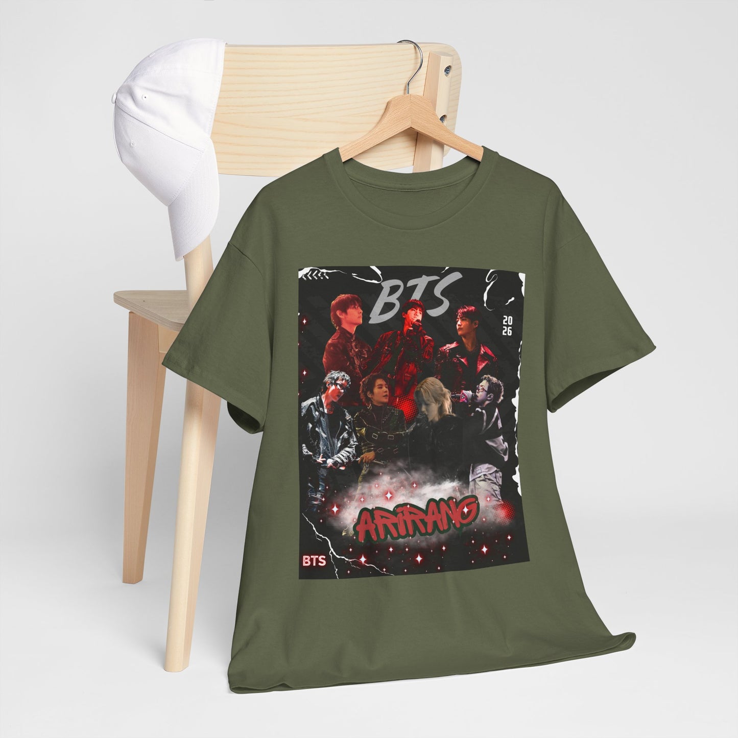 BTS Album Art Graphic Tee — 'Arirang' Fan Shirt