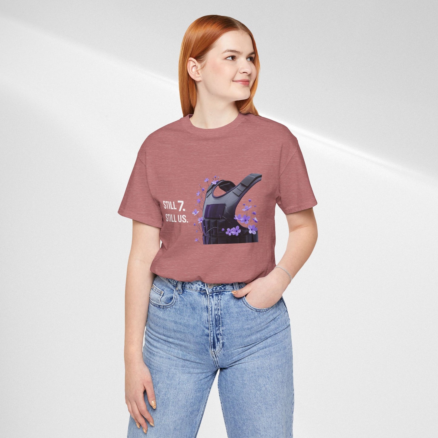 Bulletproof Vest Floral Tee — “I Am The Proof” Graphic T‑Shirt
