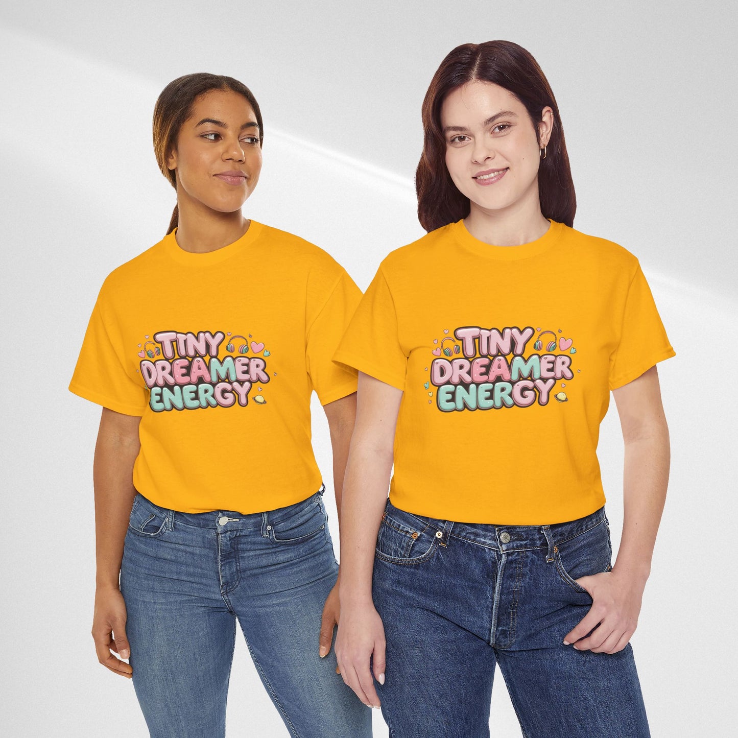 TinyTan Dreamer Energy T-Shirt — Cute Pastel Graphic Tee