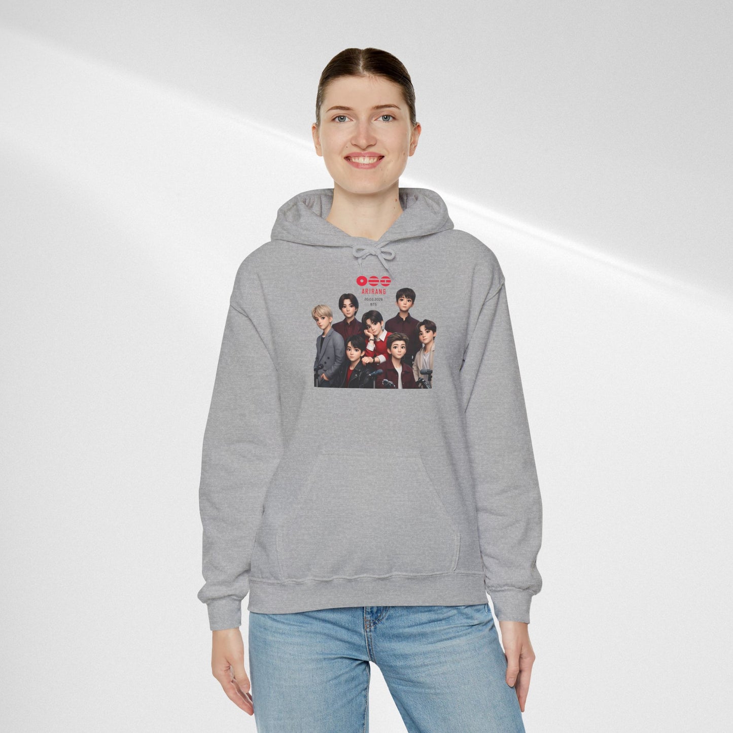 BTS Group Photo Hoodie – Korean Boy Band Pullover