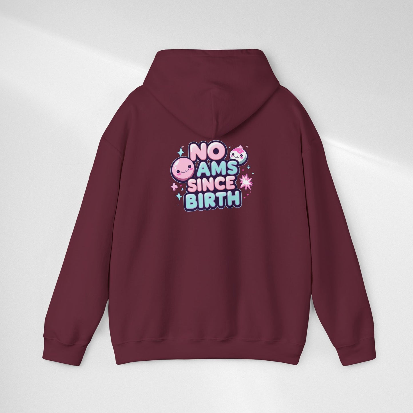 Hoodie — "No Jams Since Birth" Cute Kawaii Graphic Pullover