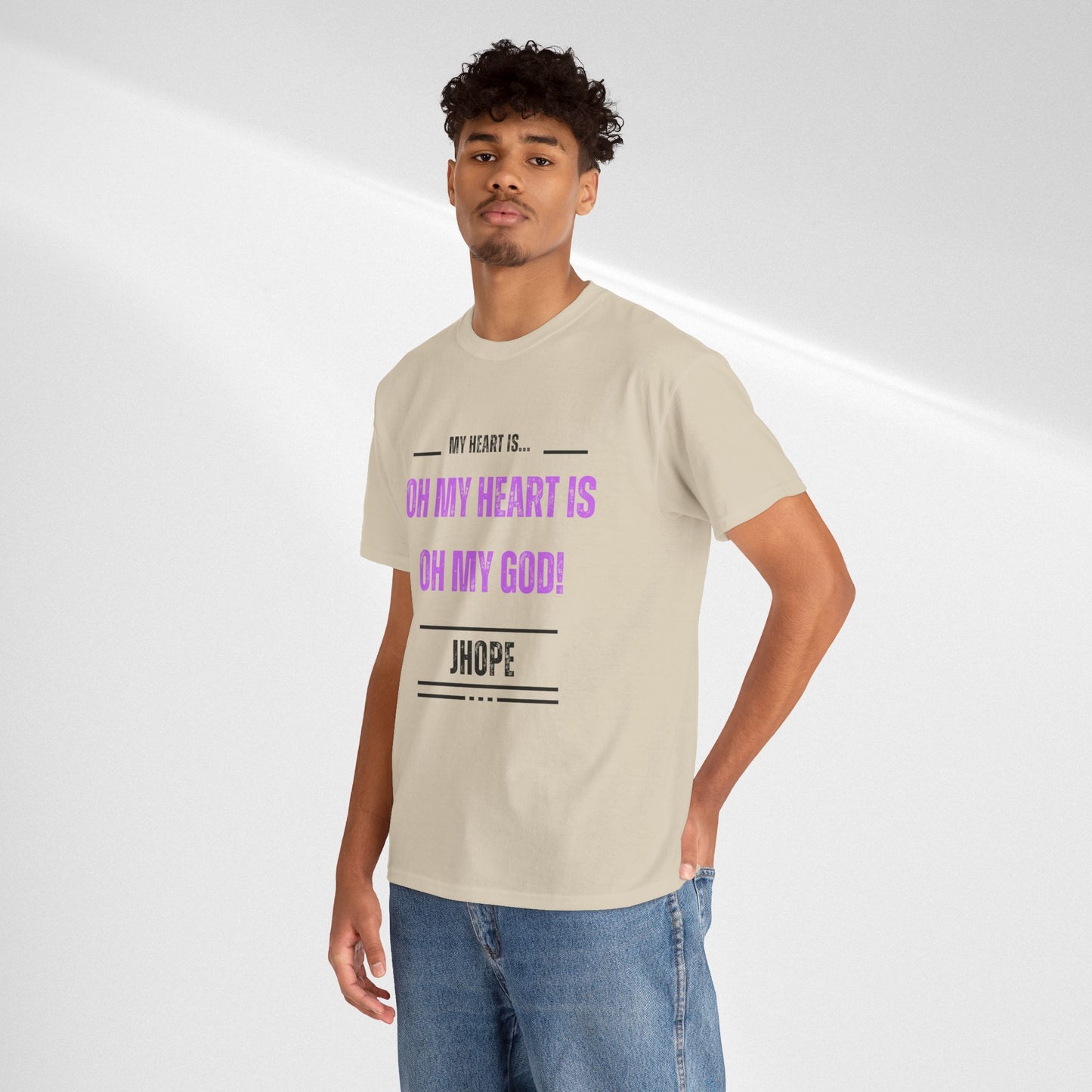 Graphic Tee — "Oh My Heart Is Oh My God!" J-Hope Fan Shirt