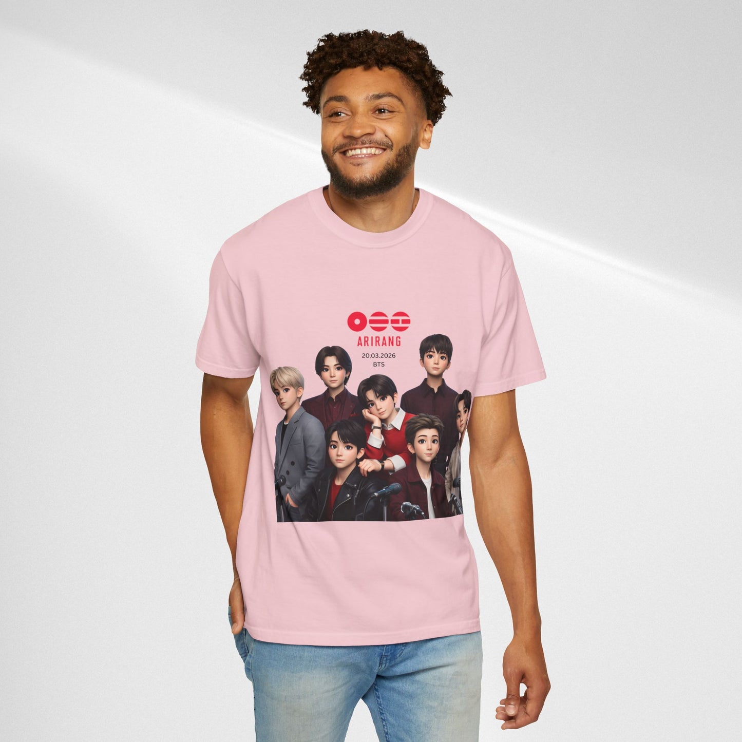 BTS Band Photo T-Shirt — Group Portrait Graphic Tee