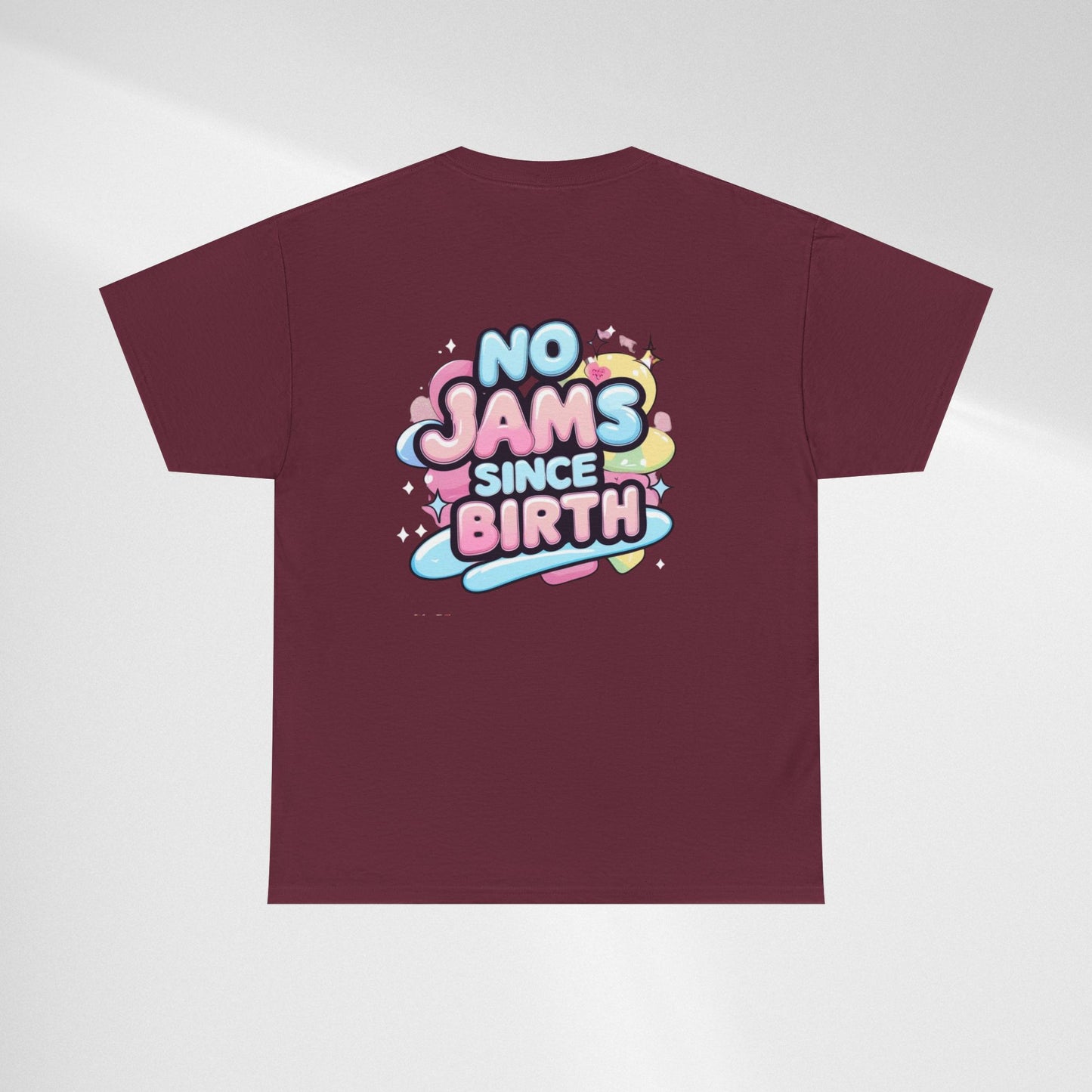 No Jams Since Birth T-Shirt — Cute Pastel Graphic Tee