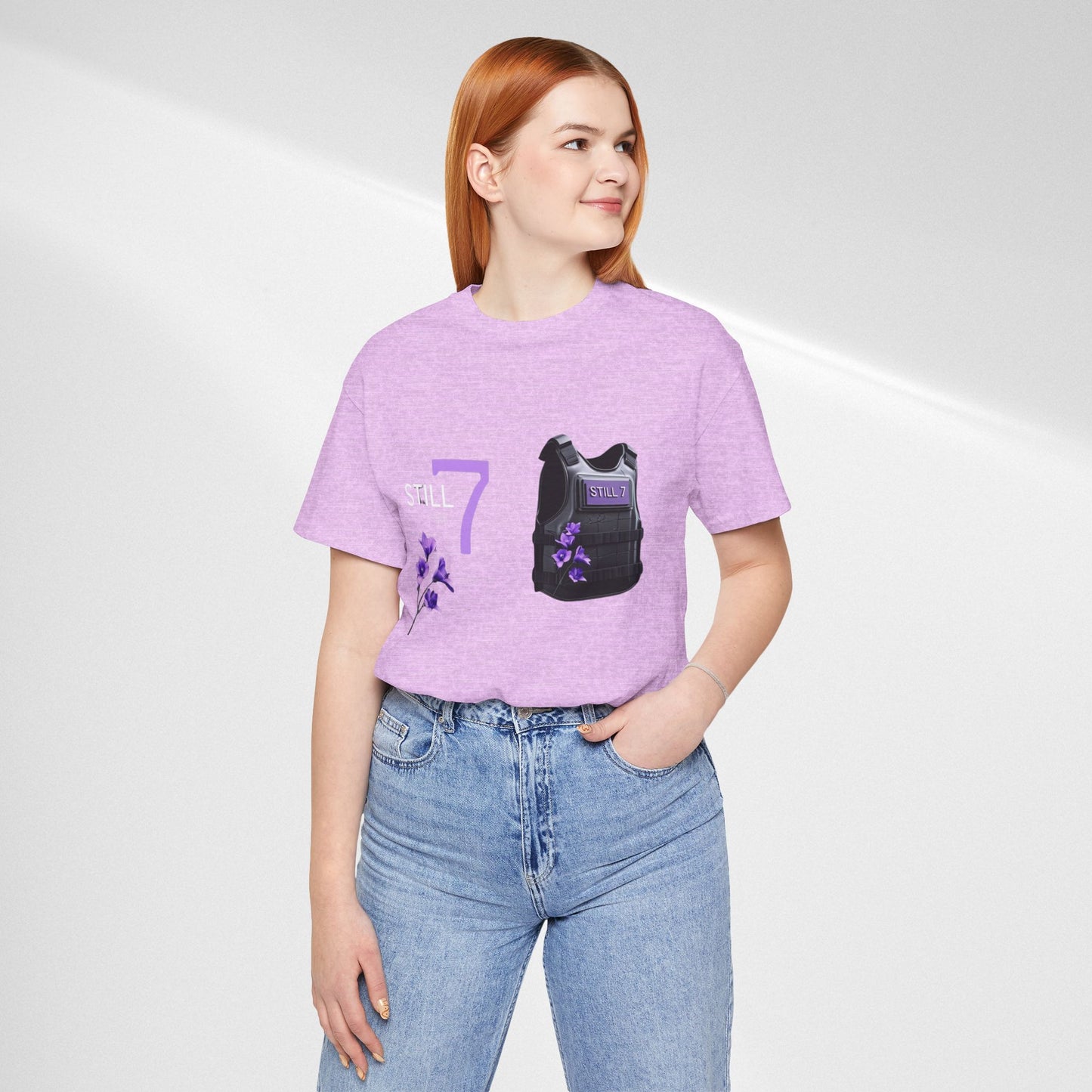 Bulletproof Vest Floral Tee — “I Am The Proof” Graphic T‑Shirt