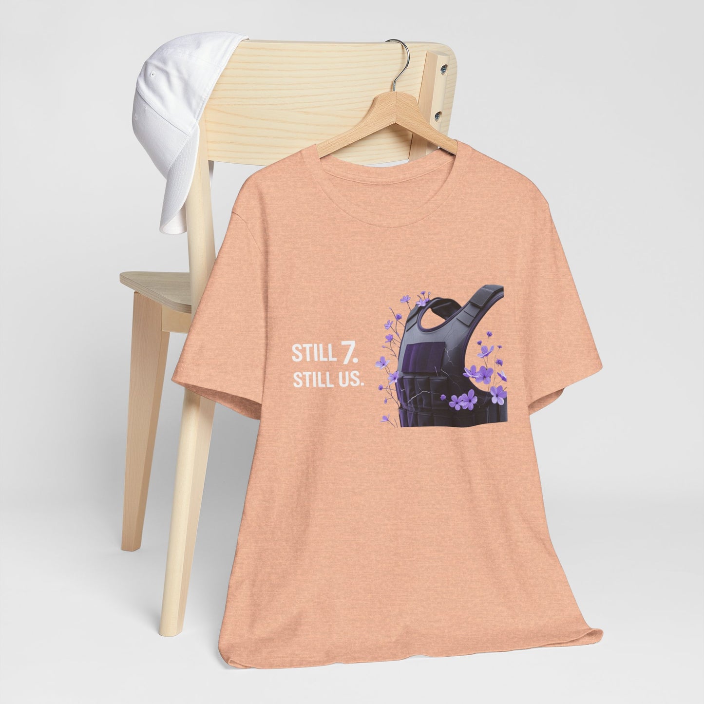 Bulletproof Vest Floral Tee — “I Am The Proof” Graphic T‑Shirt