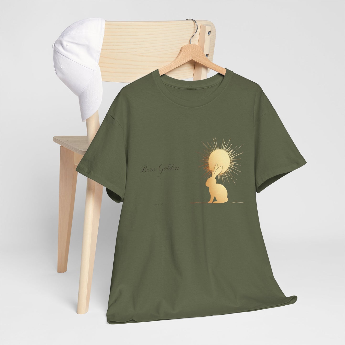 JK Golden Child T-Shirt — 'Born Golden' Cute Kids Illustration Tee