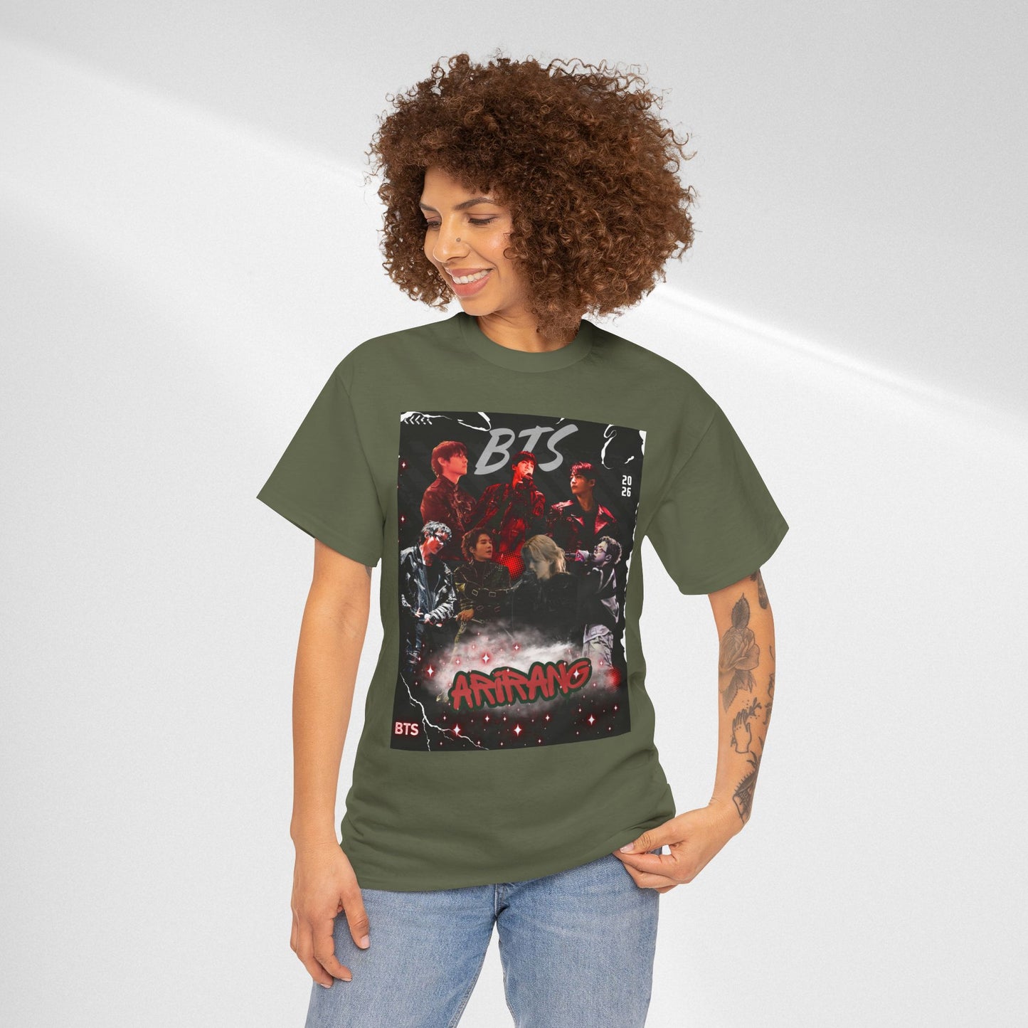 BTS Album Art Graphic Tee — 'Arirang' Fan Shirt