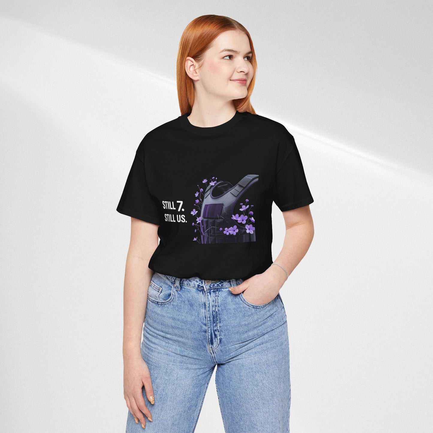 Bulletproof Vest Floral Tee — “I Am The Proof” Graphic T‑Shirt