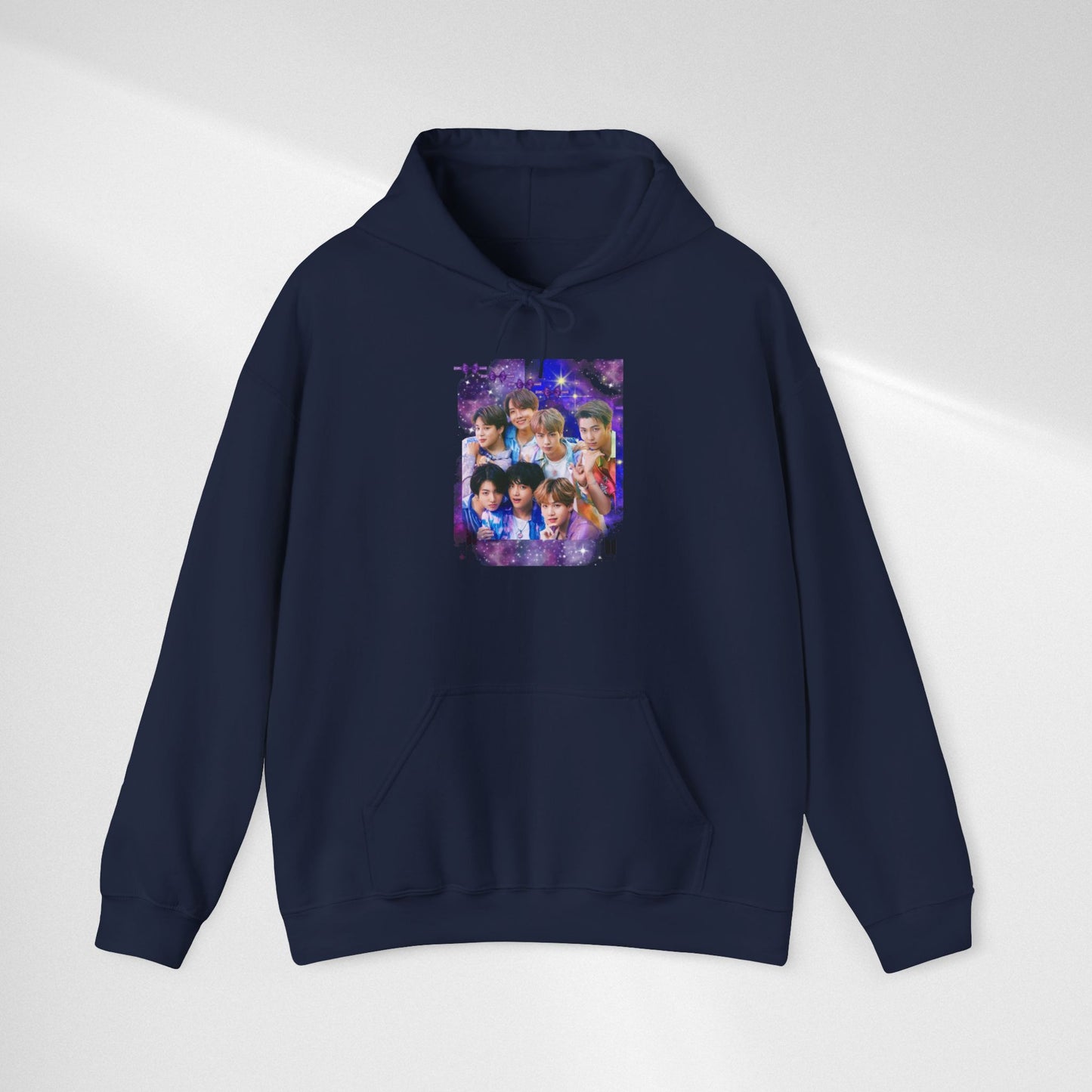 BTS Hoodie — Purple Collage Photo Graphic Hoodie