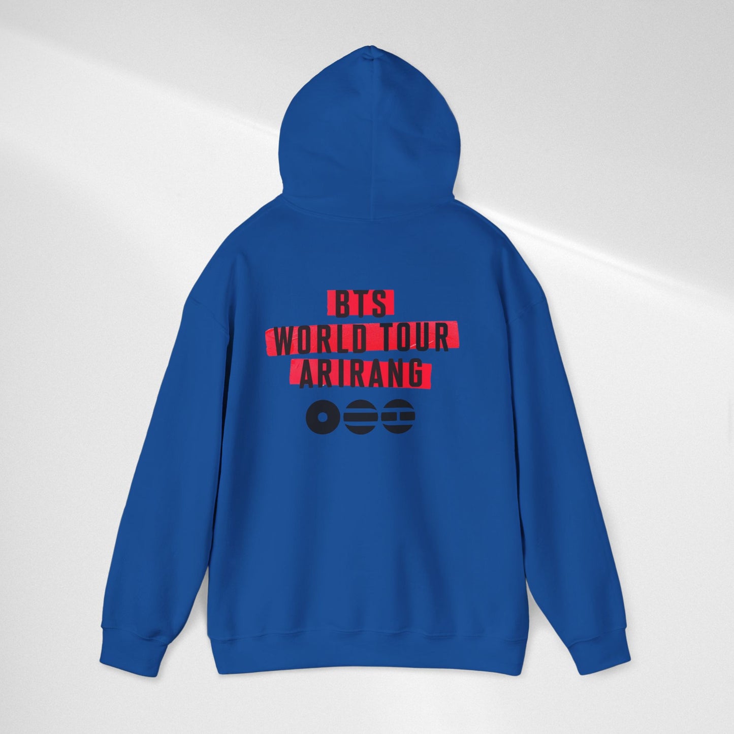 BTS World Tour "ARRIANG" Hoodie — Minimal Logo Tour Pullover