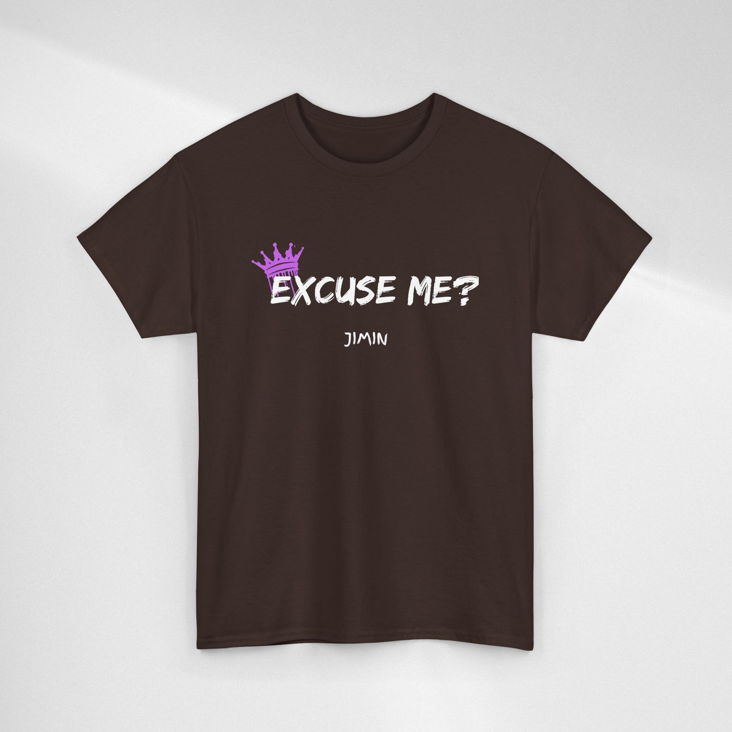Excuse Me? Tee — Jimin Crown Graphic T‑Shirt