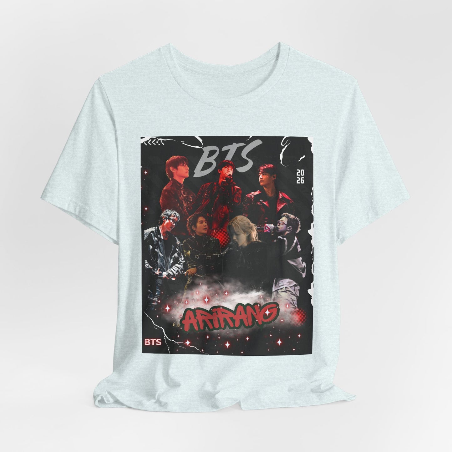 BTS ARIRANG Band Graphic Tee — 'BTS ARMY' Retro Concert Poster Shirt